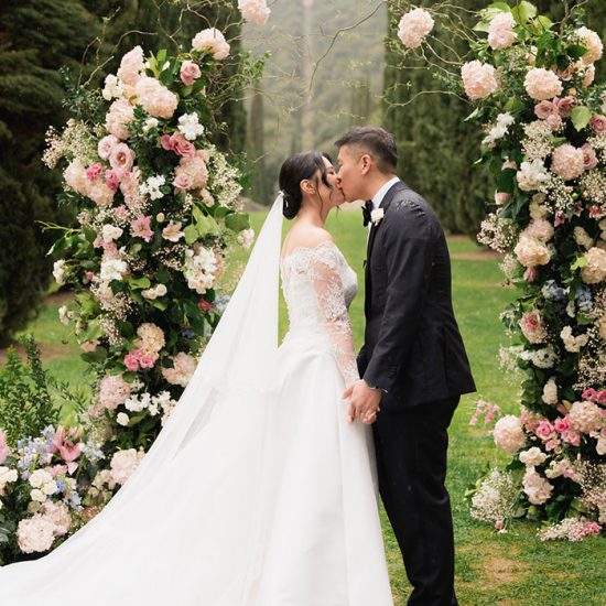 Villa Cetinale spring wedding