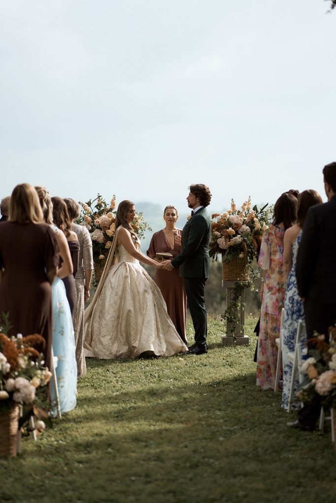 Symbolic blessing at Villa Ulignano, Tuscany