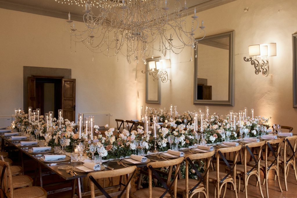 Symbolic blessing at Villa Ulignano, Tuscany